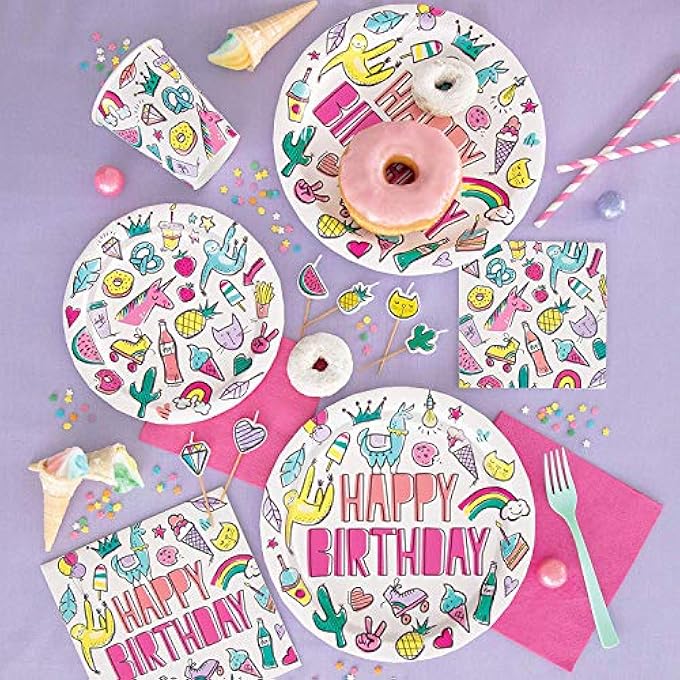 73202FAVOURITE THINGS BIRTHDAY PAPER NAPKINS, PACK OF 16 - Image 2